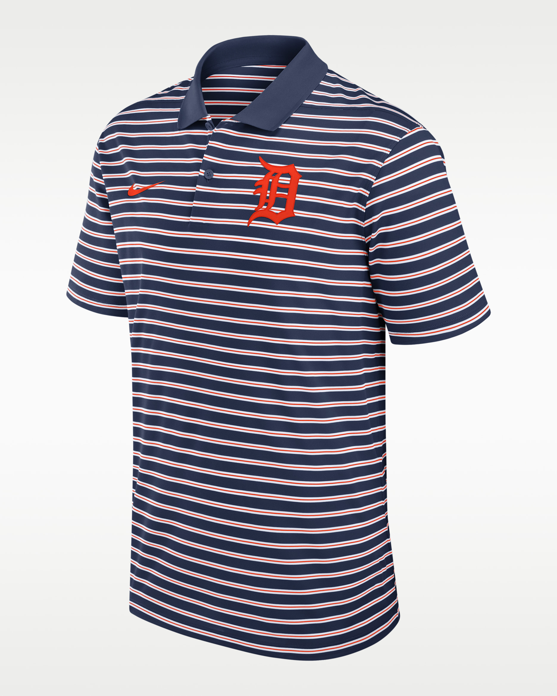 Detroit Tigers Striped Victory Men's Nike Dri-FIT MLB Polo. Nike.com